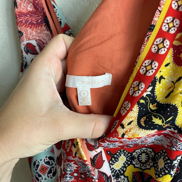 Anthropologie Harlyn Mairi Printed Wide Leg Jumpsuit Size Small - Picture 6 of 10